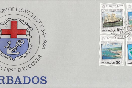 Barbados 1984 | 250th Anniversary of Lloyd's List FDC