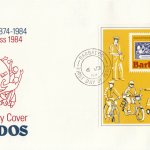 Barbados 1984 | Centenary of the UPU Hamburg Congress 1984 Souvenir Sheet FDC