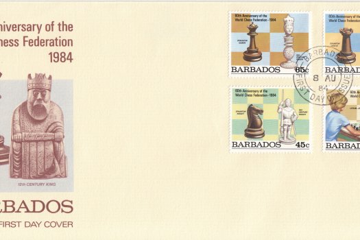 Barbados 1984 | 60th Anniversary of the World Chess Federation FDC