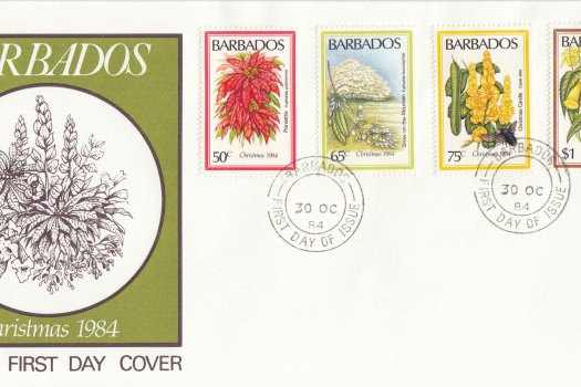 Barbados 1984 | Christmas Flowers FDC