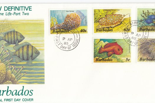 Barbados 1985 | Marine Life Definitives FDC Part 2