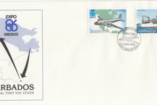 Barbados 1986 | Expo 86 World Fair Vancouver FDC