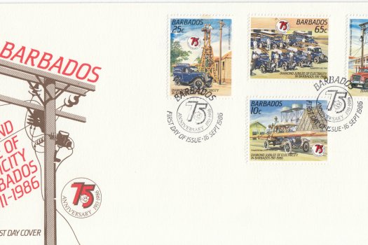 Barbados 1986 | 75th Anniversary of Electricity in Barbados FDC