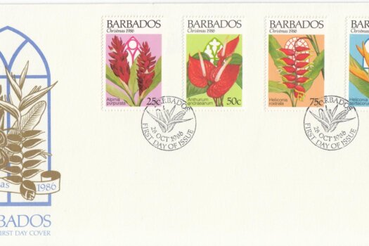 Barbados 1986 | Christmas Flowers 1986 FDC