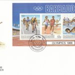 Barbados 1988 | Barbados Olympics Souvenir Sheet FDC