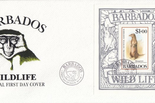 Barbados 1989 | Wildlife Preservation Souvenir Sheet FDC