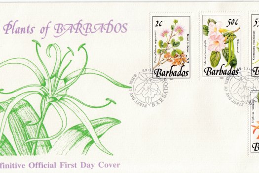 Barbados 1989 | Wild Plants of Barbados Definitive FDC (2)