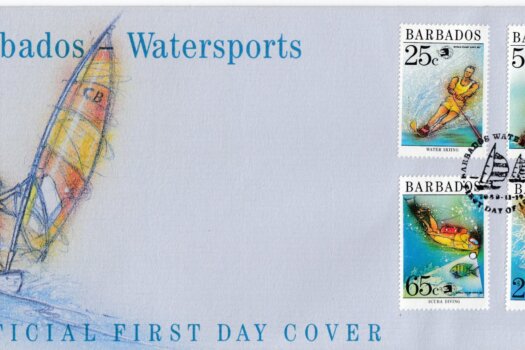 Barbados 1989 | Watersports in Barbados FDC