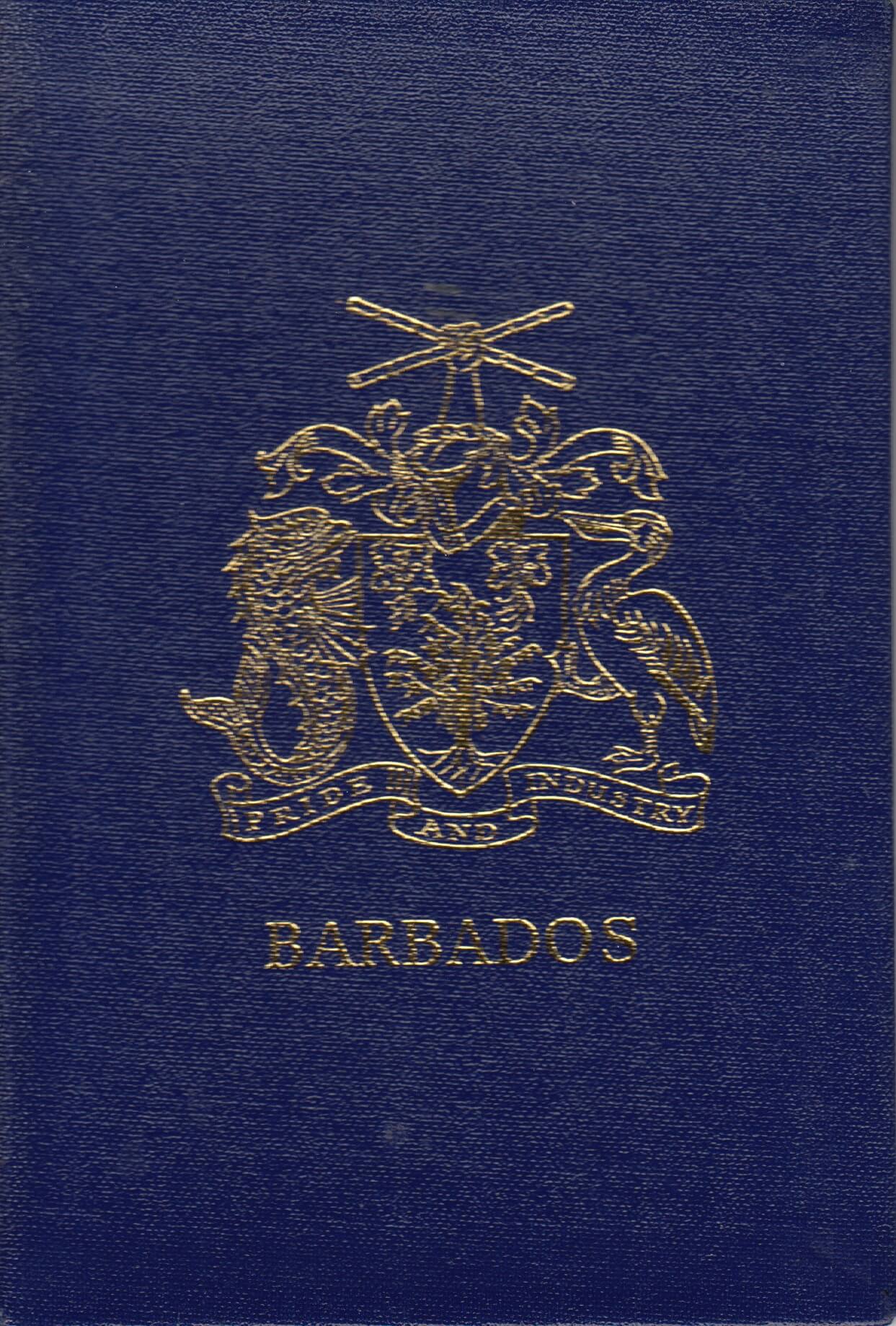 XVIIIth Congress of the Universal Postal Union, Rio de Janeiro 1979 - Barbados stamp booklet cover