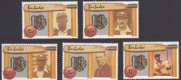 Barbados SG 854-858 | West Indian Cricket