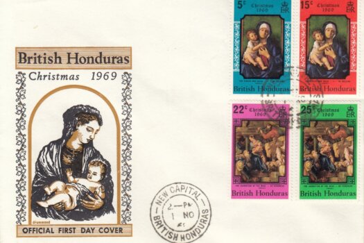 British Honduras 1969 | Christmas FDC