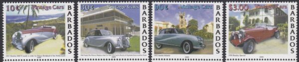 Barbados SG 1175-1178 | Vintage Cars