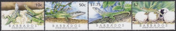 Barbados SG1286-1289 | Extreme Anole