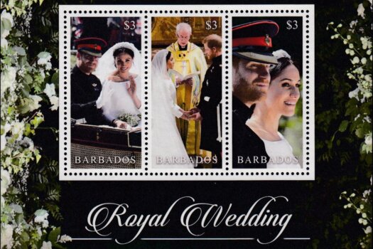 Barbados SGMS1495 | Royal Wedding of the Duke & Duchess of Sussex Souvenir Sheet