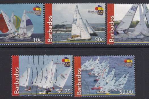 Barbados SG1349-1353 | Fireball International World Championship Sailing 2010 (Used)