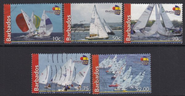 Barbados SG1349-1353 | Fireball International World Championship Sailing 2010 (Used)