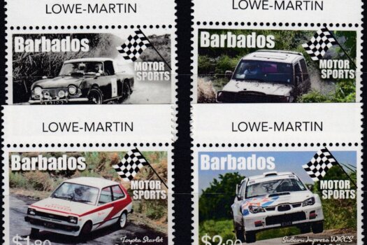 Barbados SG1482-1485 | Motor Sport in Barbados