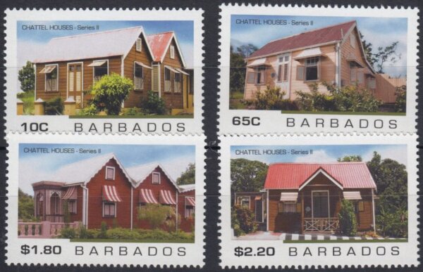 Barbados SG1496-1499 | Chattel Houses 2