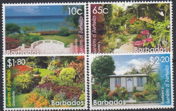Barbados SG1426-1429| Gardens of Barbados