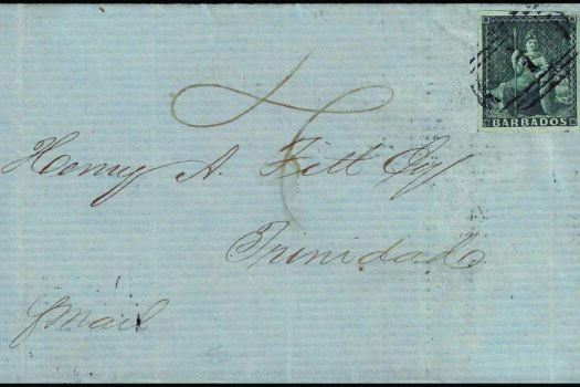 Barbados Cover 20th December 1856