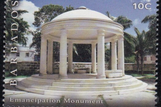 10c Emancipation Monument | Synagogue Block restoration | Barbados Stamps