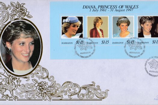Barbados 1998 Diana Princess of Wales Benham FDC