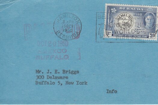 Bermuda 1950 Commercial postcard