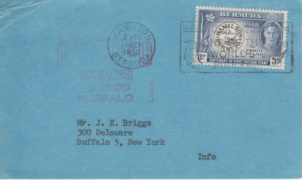 Bermuda 1950 Commercial postcard