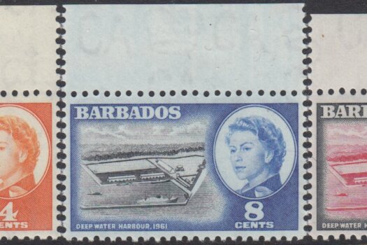 Barbados 306-308 | Deep Water Harbour 1961