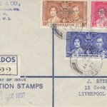 Coronation 1937 Barbados Registered FDC – on printed cover