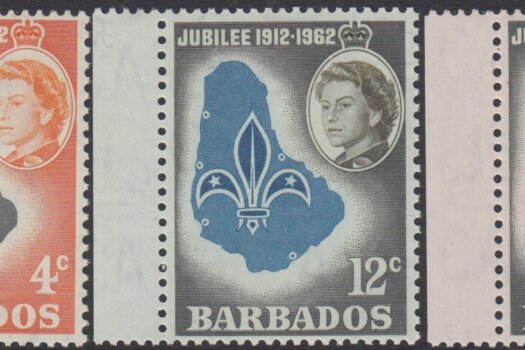 Barbados SG309-311 | Golden Jubilee of Barbados Boy Scout Association