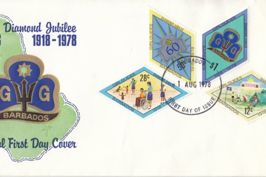 Barbados 1978 | Girl Guides Diamond Jubilee FDC