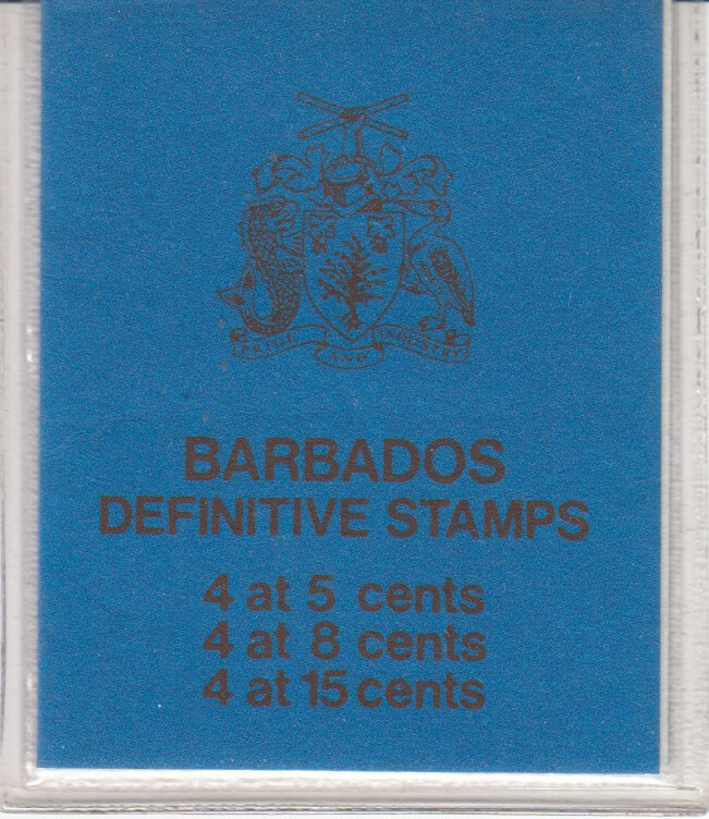 Barbados 1974 Stamp Booklet with cover