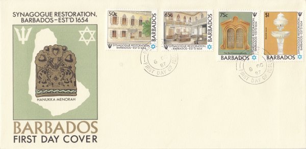 Barbados 1987 | Barbados Synagogue Restoration FDC