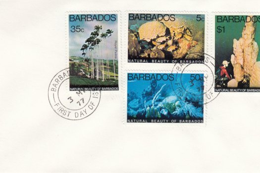 Barbados 1977 | Natural Beauty of Barbados FDC