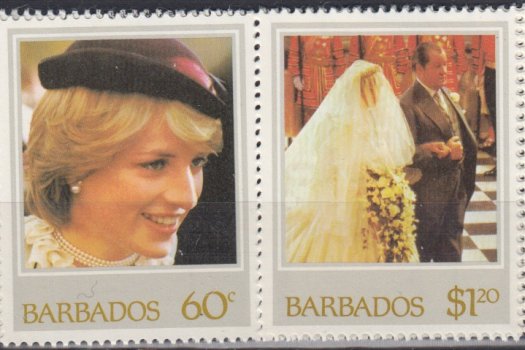 Barbados SG 705 - 708 | 21st Birthday of Diana the Princess of Wales