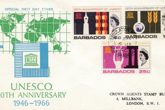 Barbados 1967 | 1967 UNESCO 20th Anniversary FDC