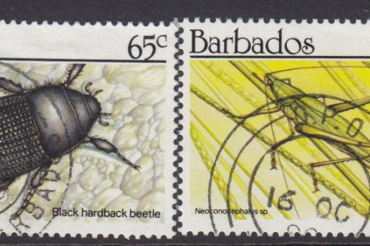 Barbados SG937-940 | Insects (used)