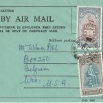 Inauguration of B.W.I University College Barbados FDC 1951 on Air Letter to Belgium
