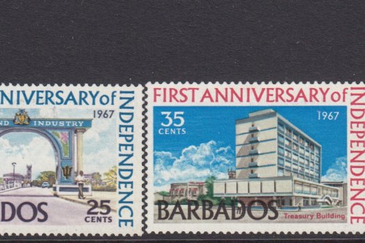 Barbados SG367-370 | First Anniversary of Independence