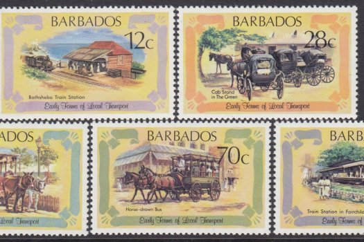 Barbados SG 665-669 | Early Transport