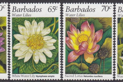 Barbados SG1062-1065 | Water Lilies