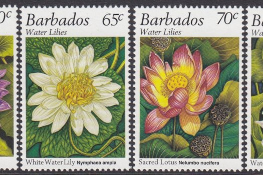 Barbados SG1062-1065 | Water Lilies