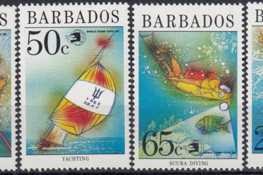 Barbados SG906-909 | Water Sports