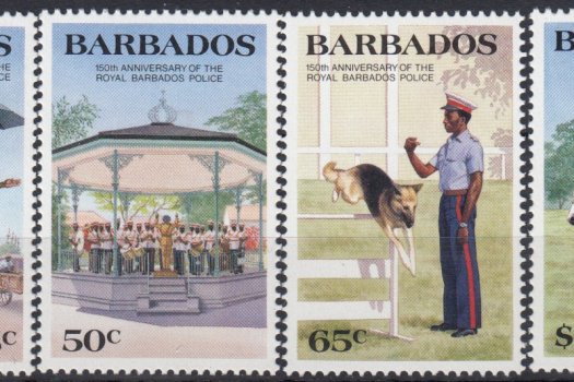 Barbados SG789-792 | 150th Anniversary of Royal Barbados Police