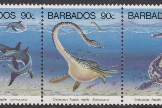 Barbados SG1008-1012 | Prehistoric Animals