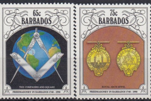 Barbados SG956-959 | 250th Anniversary of Freemasonry in Barbados