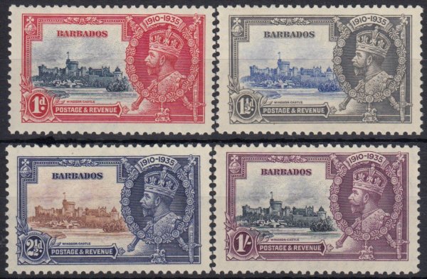 Barbados SG241-244 | Silver Jubilee