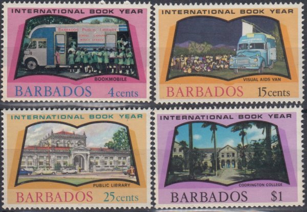 Barbados SG448-451 | International Book Year