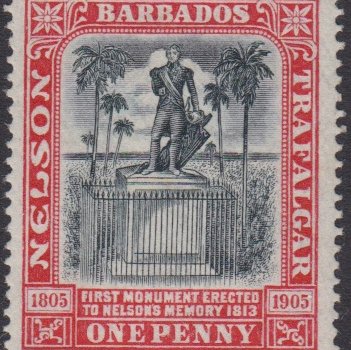 Barbados SG147 | Nelson Centenary MM 1d